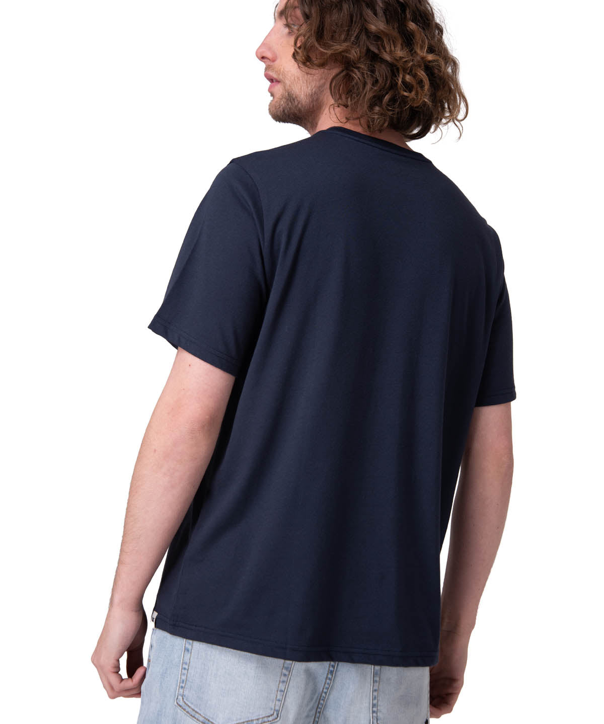 Polera Manga Corta Hombre Caterpillar Track Ty Azul