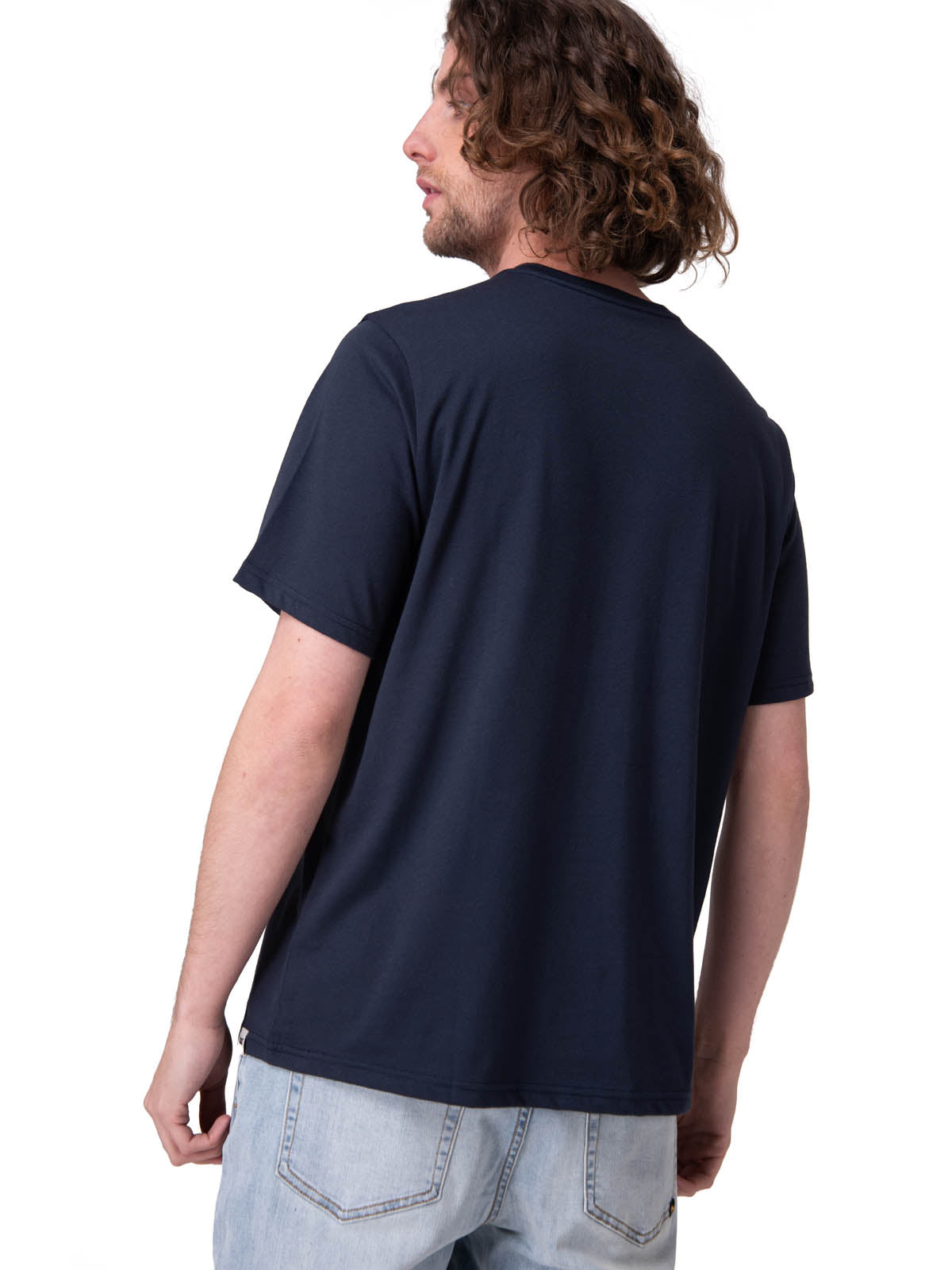 Polera Manga Corta Hombre Caterpillar Track Ty Azul