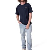 Polera Manga Corta Hombre Caterpillar Track Ty Azul