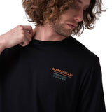 Polera Manga Corta Hombre Marine Power Graphic Negro