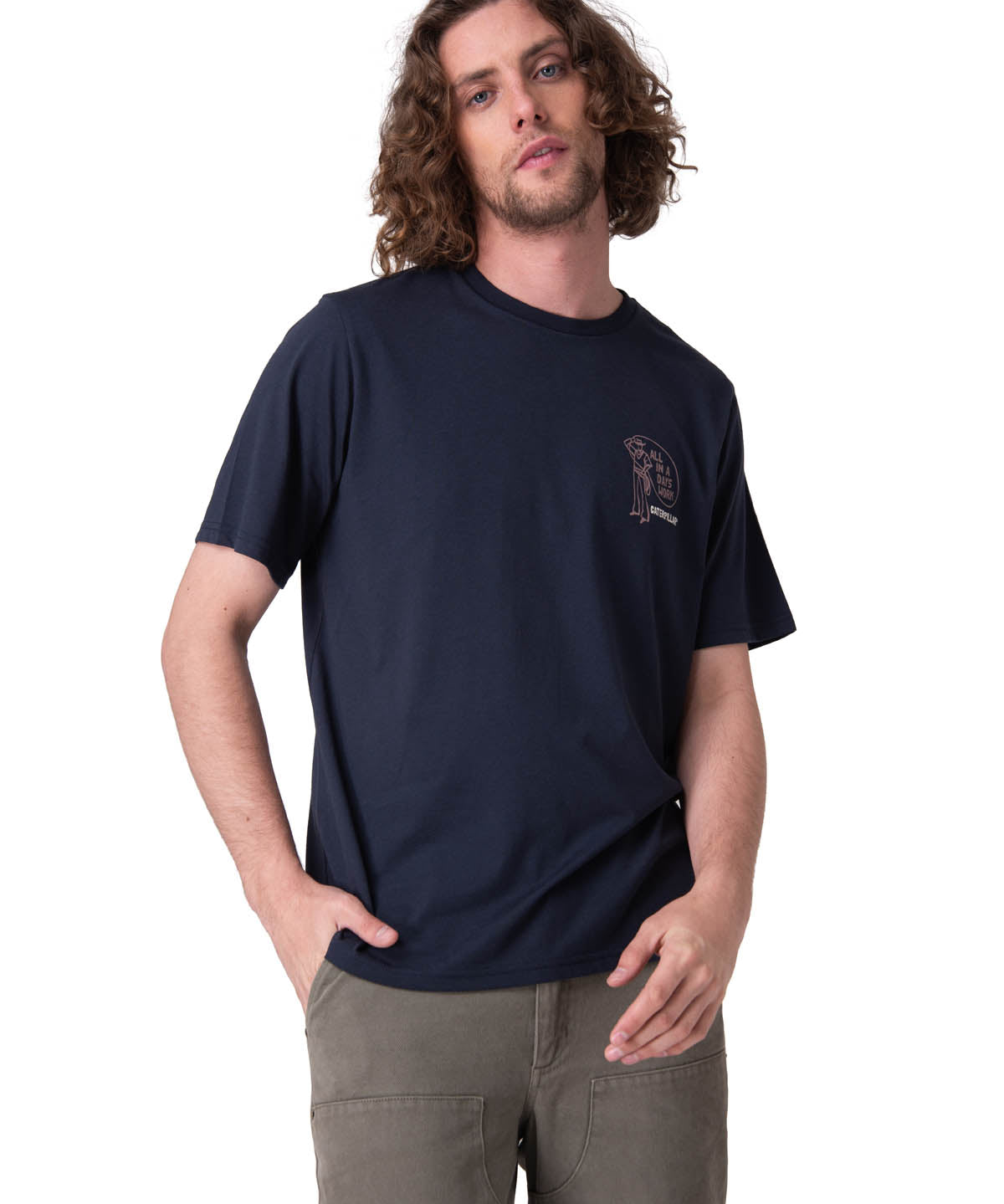 Polera Manga Corta Hombre All In A Days