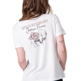 Polera Manga Corta Mujer Born Free Graphic Blanco