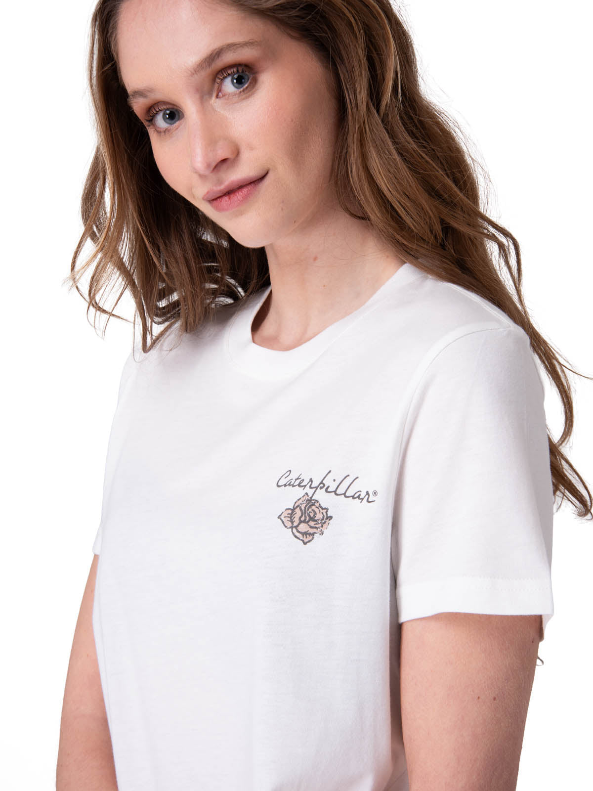 Polera Manga Corta Mujer Born Free Graphic Blanco