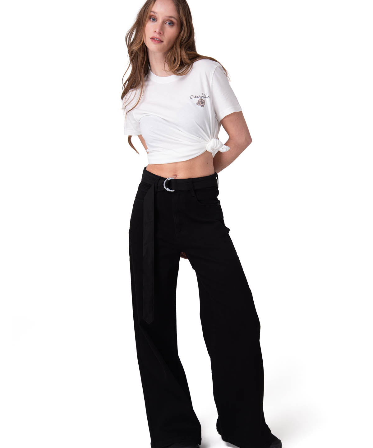 Polera Manga Corta Mujer Born Free Graphic Blanco