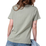 Polera Manga Corta Mujer Caterpillar Script G Verde