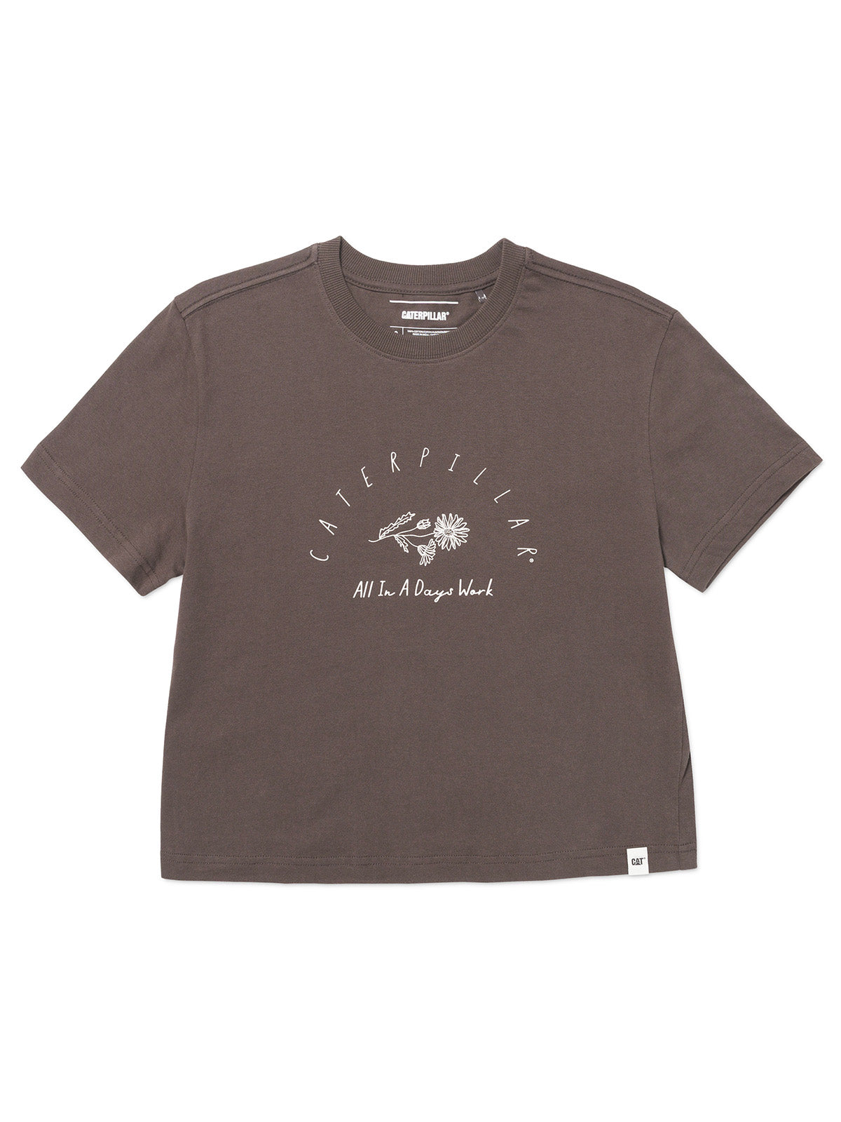 Polera Manga Corta Mujer Boxy Days Work Morado