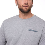 Polera Manga Corta Hombre Heritage Gris Cat