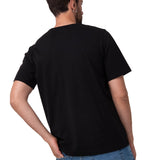 Polera Manga Corta Hombre Heritage Negro Cat