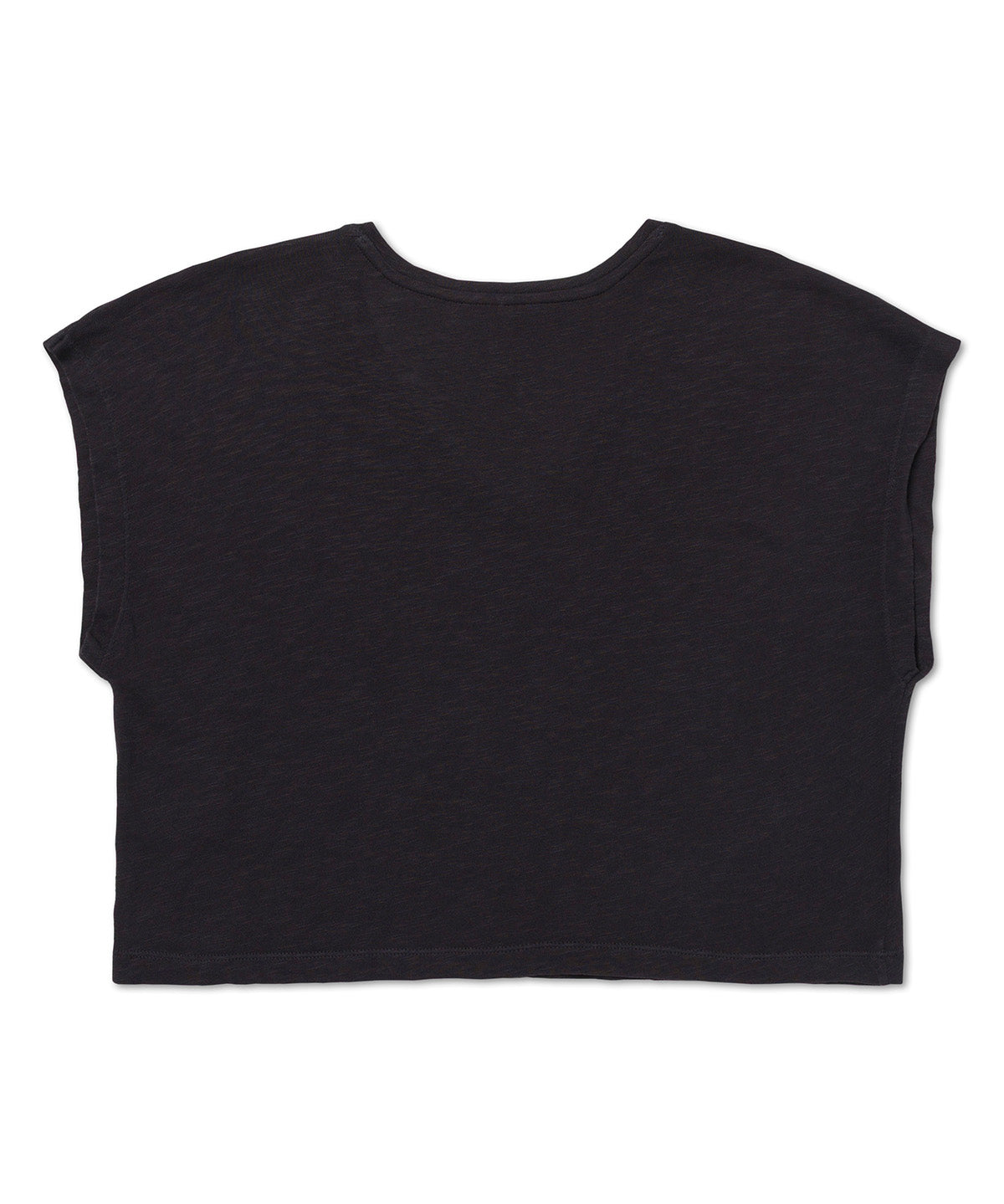 Polera Manga Corta Mujer Knit Deep V-Nec Negro