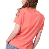 Polera Manga Corta Mujer Cat Logo Tee Rosado