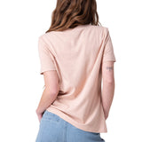 Polera Manga Corta Mujer Caterpillar Logo Tee Rosado