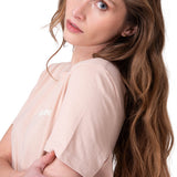 Polera Manga Corta Mujer Caterpillar Logo Tee Rosado