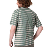 Polera Manga Corta Hombre Stripe Label Tee Verde