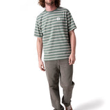 Polera Manga Corta Hombre Stripe Label Tee Verde