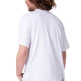 Polera Manga Corta Hombre Solid Pocket Label Blanco