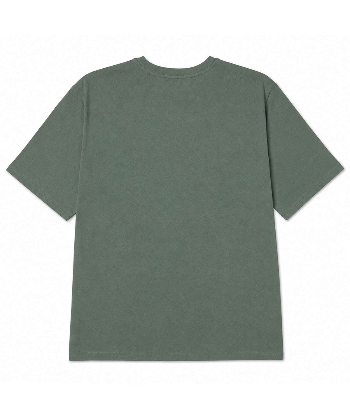 Polera Manga Corta Hombre Solid Pocket Label Verde