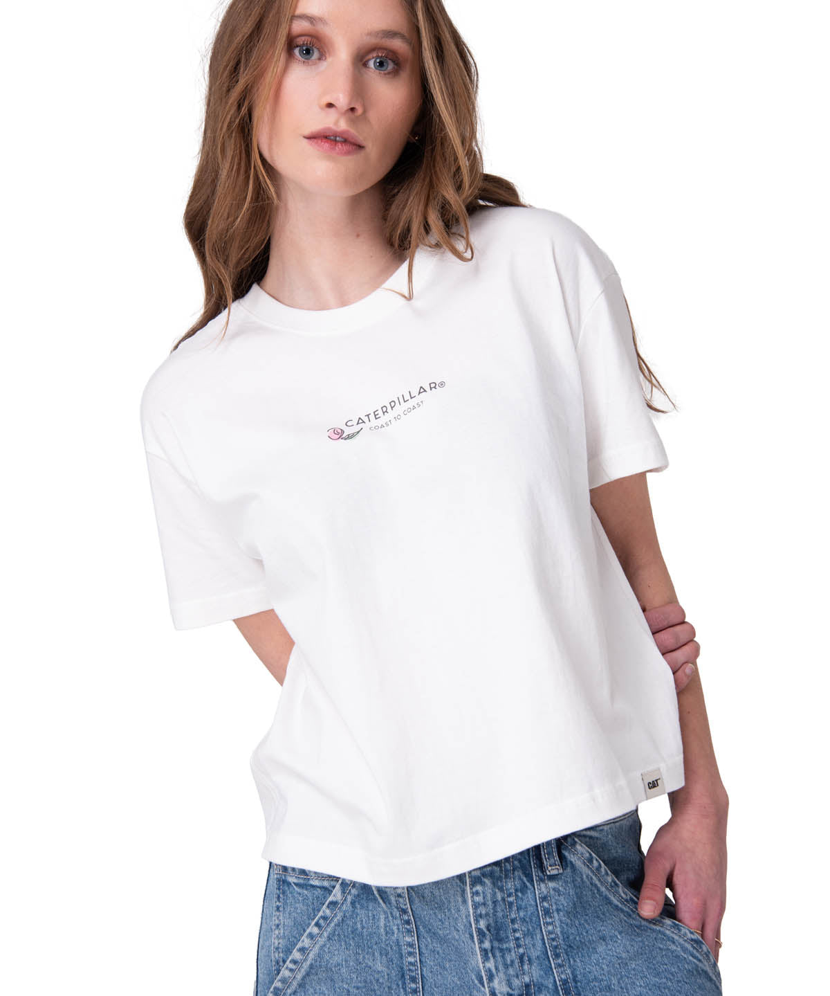 Polera Manga Corta Mujer Coast To Coast Blanco