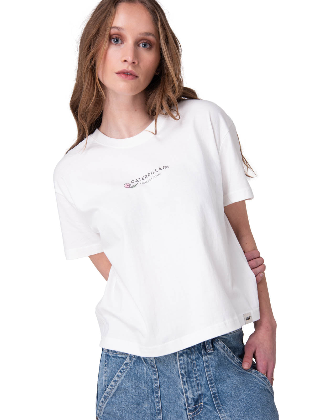 Polera Manga Corta Mujer Coast To Coast Blanco