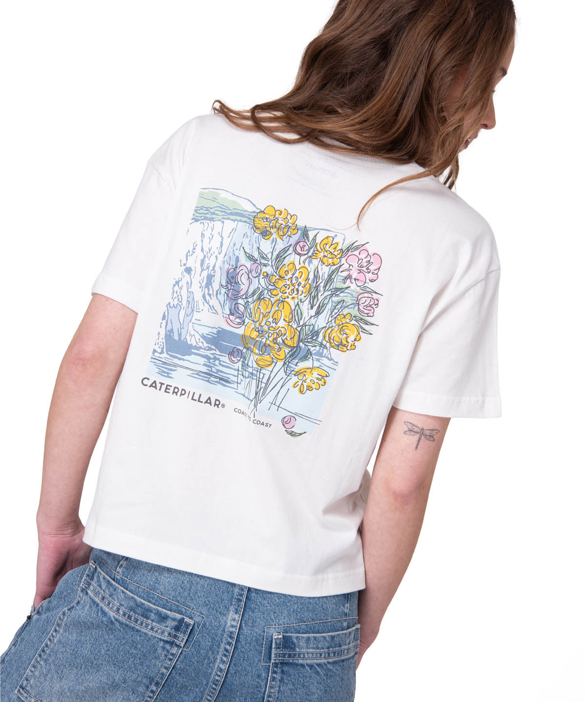 Polera Manga Corta Mujer Coast To Coast Blanco