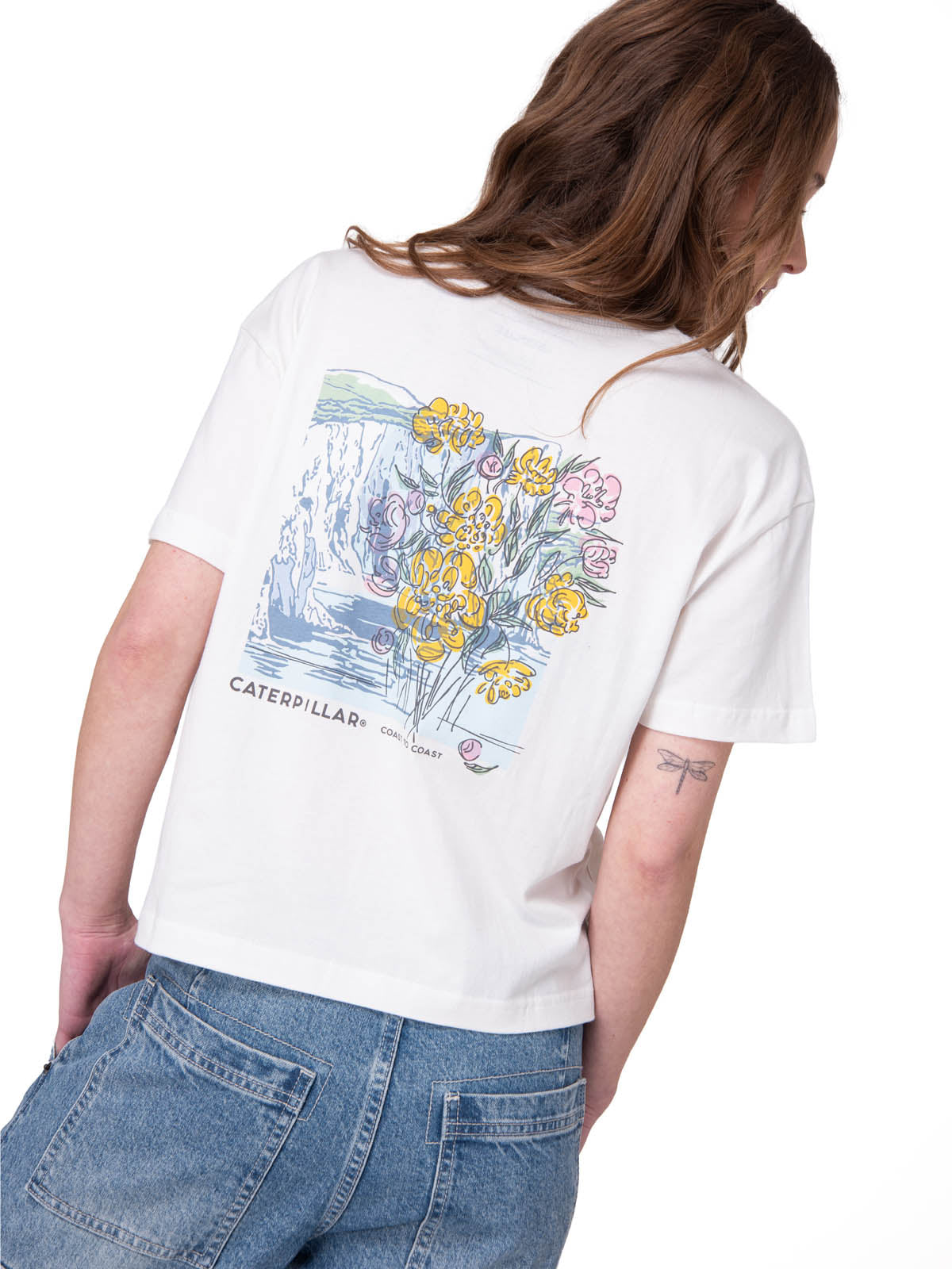 Polera Manga Corta Mujer Coast To Coast Blanco