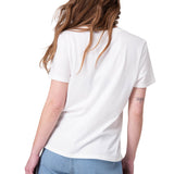 Polera Manga Corta Mujer Fish Graphic Tee Blanco