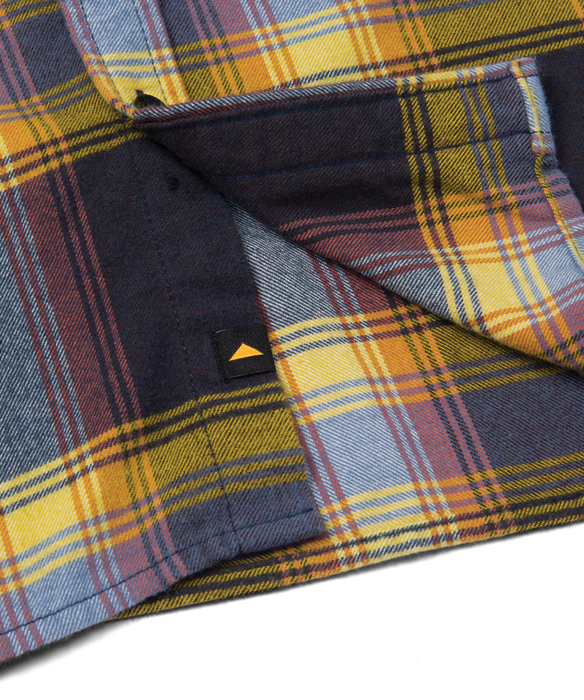 Camisa Manga larga Casual Hombre FLANNEL L/S SHIRT Azul CAT