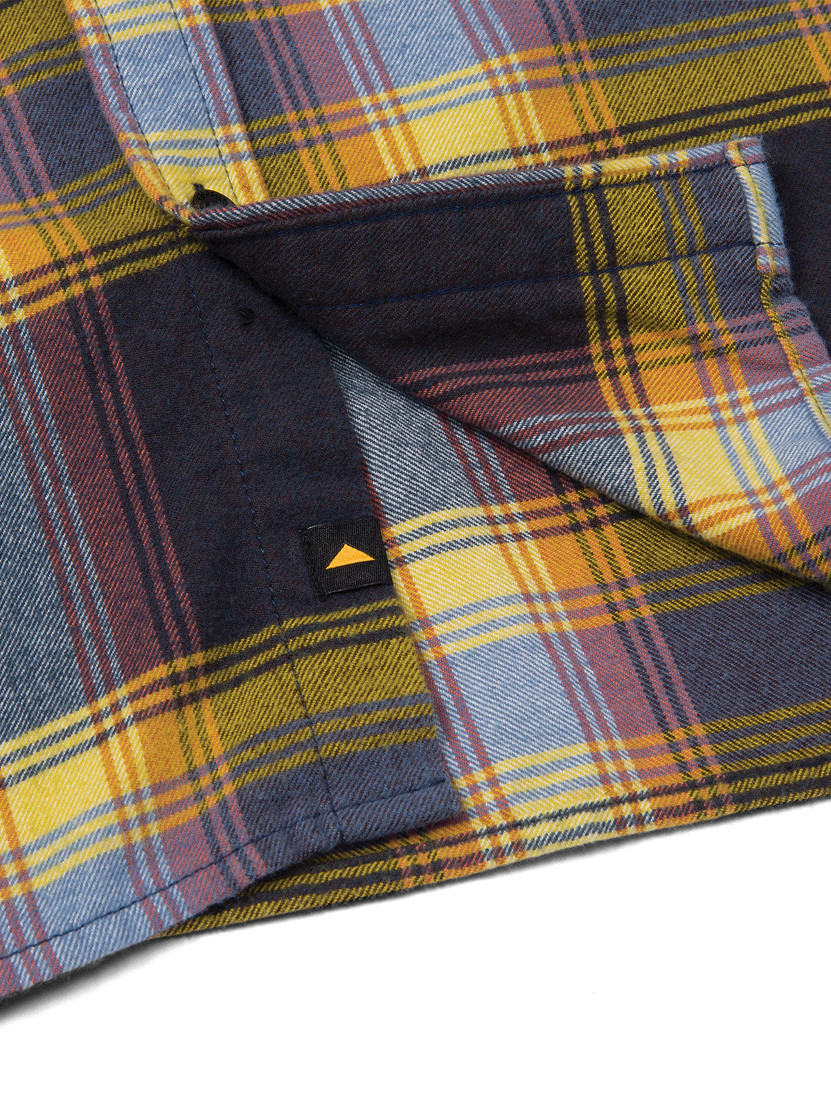 Camisa Manga larga Casual Hombre FLANNEL L/S SHIRT Azul CAT