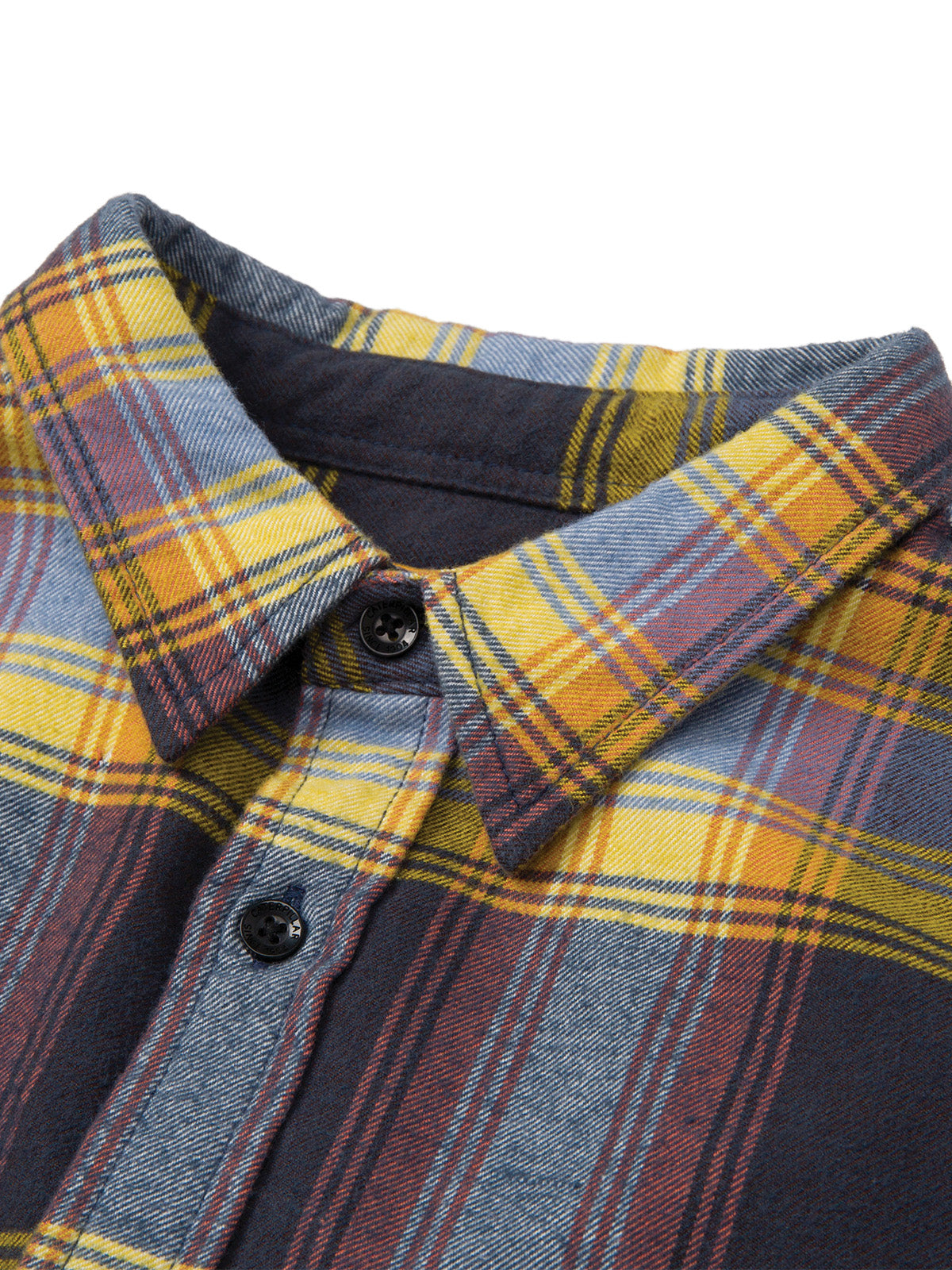 Camisa Manga larga Casual Hombre FLANNEL L/S SHIRT Azul CAT
