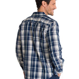 Camisa Manga Larga Hombre Poplin Azul CAT