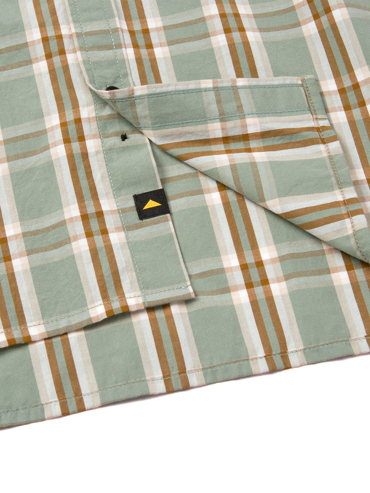 Camisa Manga larga Casual Hombre POPLIN L/S SHIRT Verde CAT