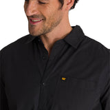 Camisa Manga Larga Hombre Convertible Negro CAT