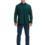 Camisa Manga LargaCasual Hombre Fundation Rojo Azul CAT