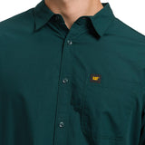 Camisa Manga LargaCasual Hombre Fundation Rojo Azul CAT