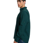 Camisa Manga LargaCasual Hombre Fundation Rojo Azul CAT