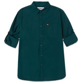 Camisa Manga LargaCasual Hombre Fundation Rojo Azul CAT