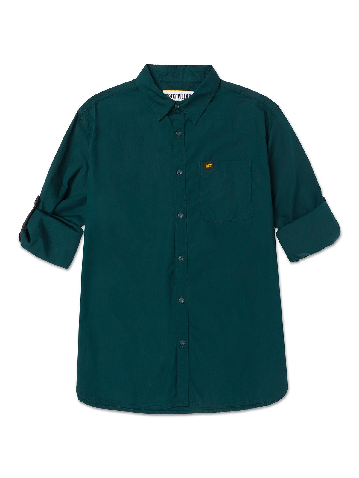 Camisa Manga LargaCasual Hombre Fundation Rojo Azul CAT