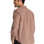 Camisa Manga Larga Hombre Convertible Café CAT