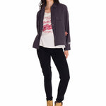 Camisa Manga Larga Mujer Heritage Uniform Boxy L/S Gris Oscuro Cat