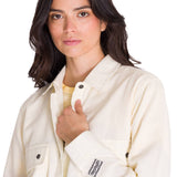 Camisa Manga Larga Mujer Heritage Uniform Boxy L/S Vainilla Cat