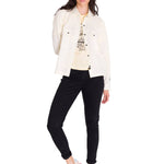 Camisa Manga Larga Mujer Heritage Uniform Boxy L/S Vainilla Cat