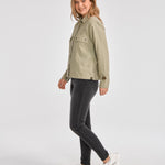 Blusa Manga larga Casual Mujer HERITAGE UNIFORM BOXY L/S SHIRT Verde CAT