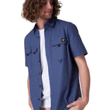 Camisa Manga Corta Hombre Utility S/S Shirt Azul