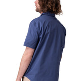 Camisa Manga Corta Hombre Utility S/S Shirt Azul