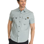 Camisa Manga Corta Hombre Utility Azul Acero CAT