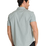 Camisa Manga Corta Hombre Utility Azul Acero CAT