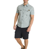 Camisa Manga Corta Hombre Utility Azul Acero CAT