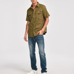 Camisa Manga corta Casual Hombre UTILITY S/S SHIRT Verde CAT