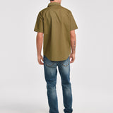 Camisa Manga corta Casual Hombre UTILITY S/S SHIRT Verde CAT