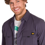 Camisa Manga Larga Hombre Utility Gris Cat