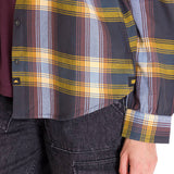 Camisa Manga Larga Mujer Flannel Relaxed L/S Púrpura Cat